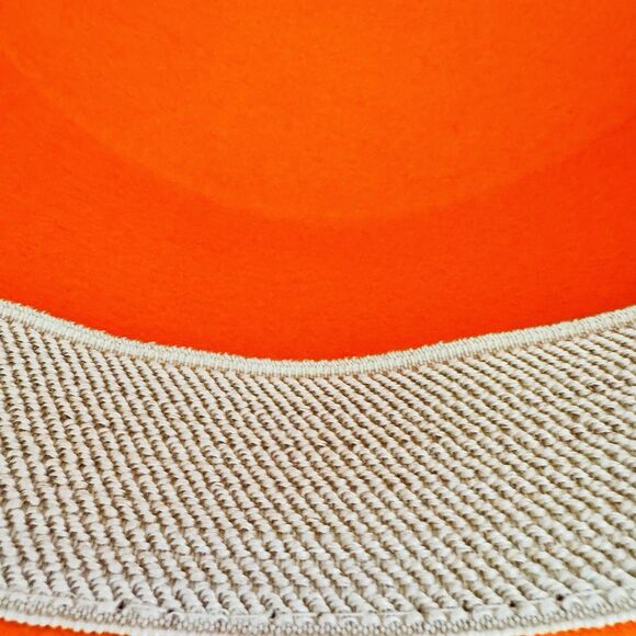 New WYETH Tenley in Orange Mohair Wool Flat Top Bucket Hat Women’s One Size main image 7